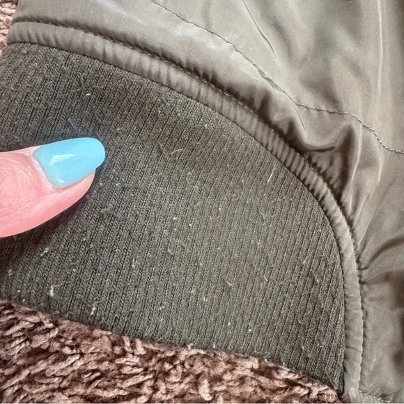 Rothschild Brown Green Bomber Jacket Youth embroidered floral M 10 12 $72 - Picture 8 of 10